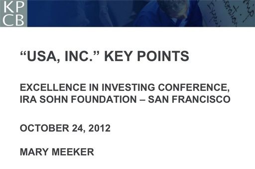 2012 USA Inc. Key Points