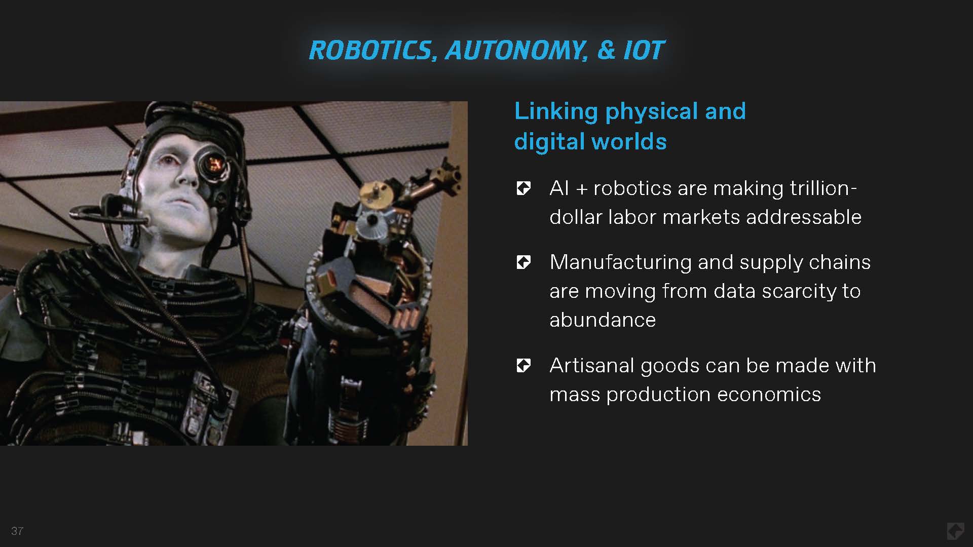 Robotics, Autonomy, & IOT