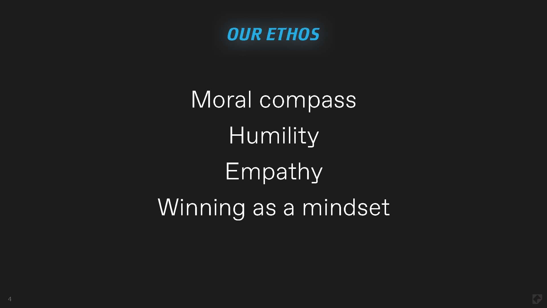 Our Ethos