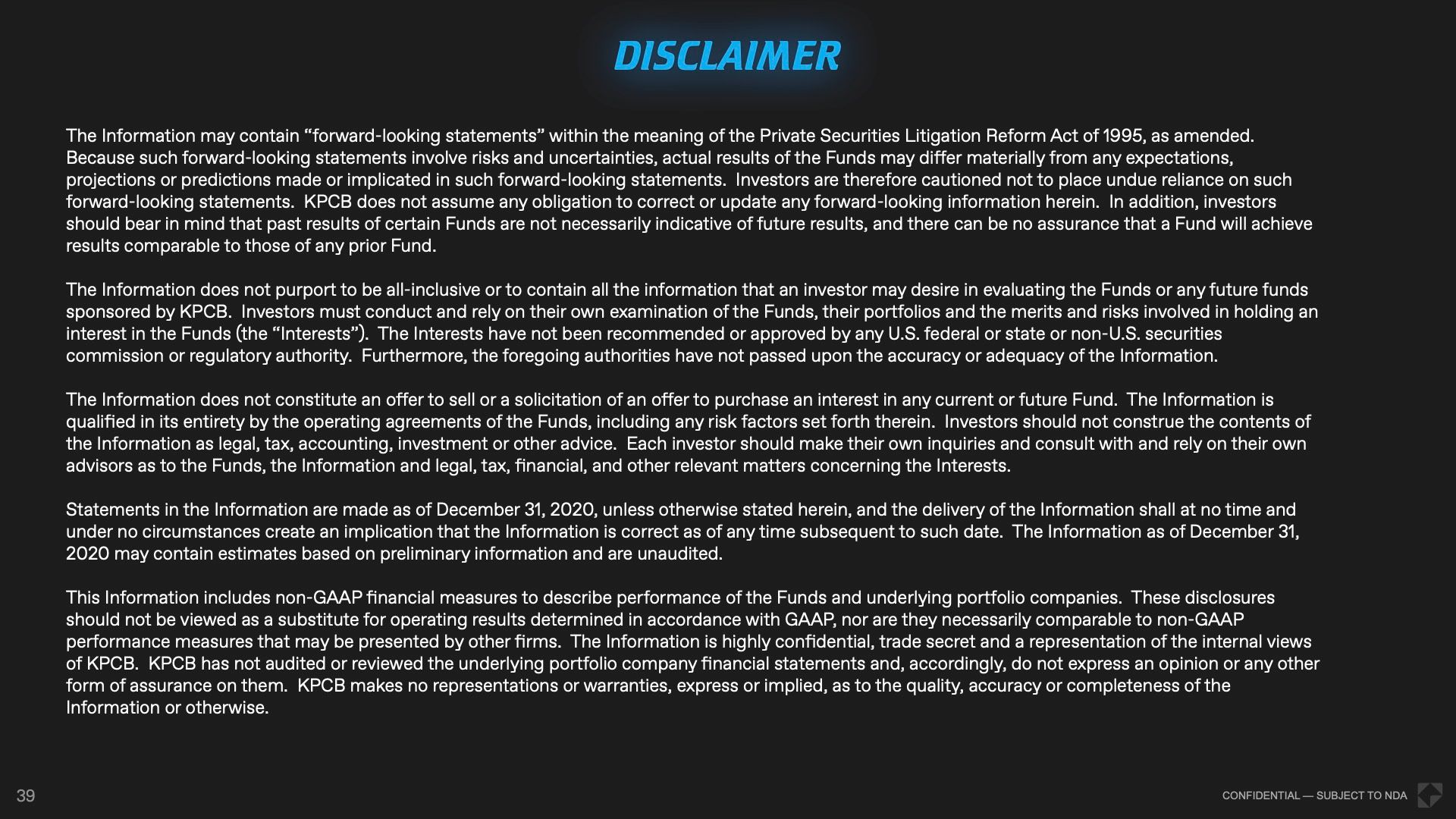 Disclaimer