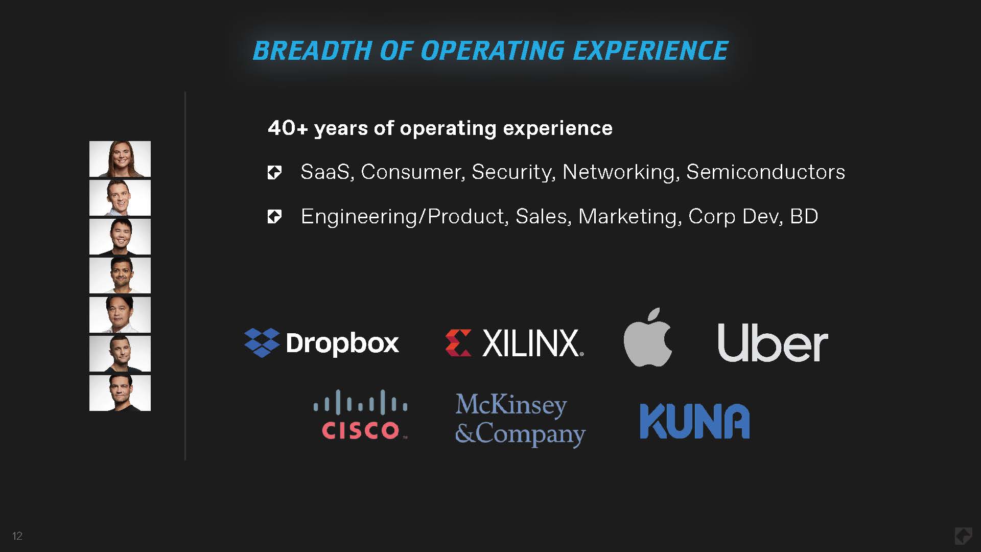 Operating Experience 